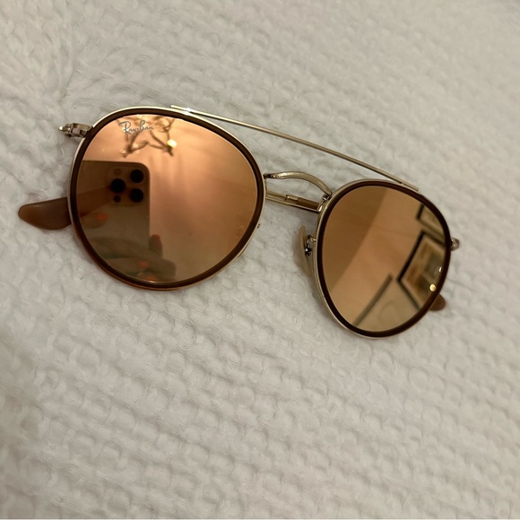 Round Double Bridge Ray Ban’s - Picture 8 of 12